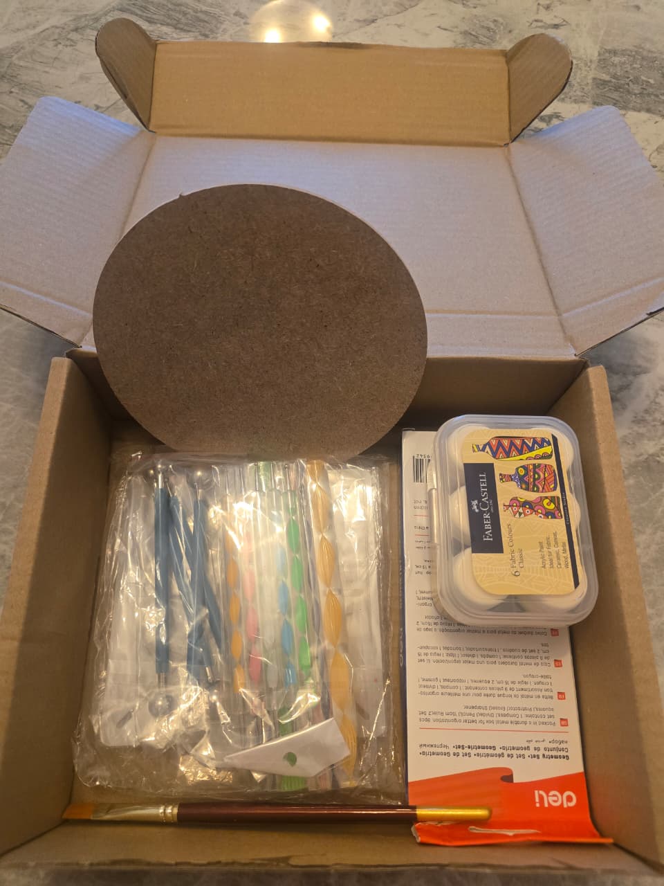 DOT MANDALA KIT with 6 Inch MDF