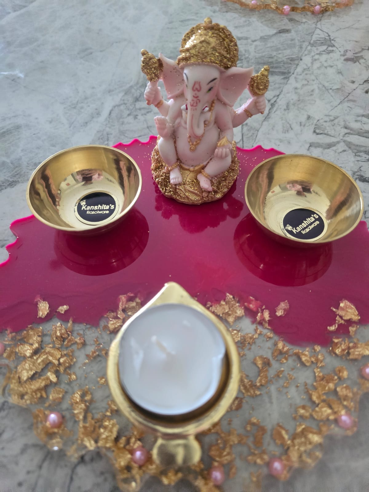 8 Inch Pooja Thali