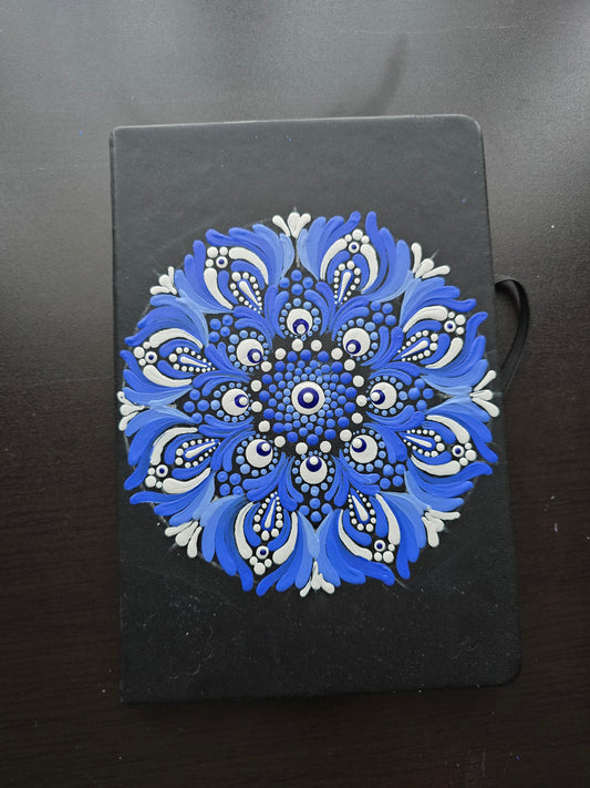 BEGINNER TUTORIAL - DOT MANDALA ON A5 JOURNAL COVER